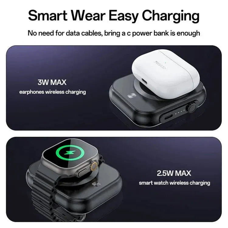 5000mAh Magnetic Wireless Power Bank Dubai UAE compact magnetic wireless power bank for smartphones with portable fast charging and convenient everyday use