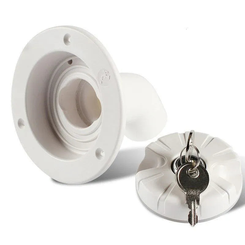 RV Gravity Water Filling Port Inlet Dubai UAE durable RV water fill inlet for campers motorhomes caravans and trailer fresh water systems