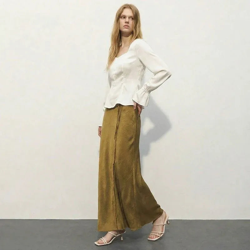 Elegant Off White Puff Sleeve Pullover Top Dubai UAE women's off white puff sleeve top with elegant design for casual wear office outfits and everyday fashion