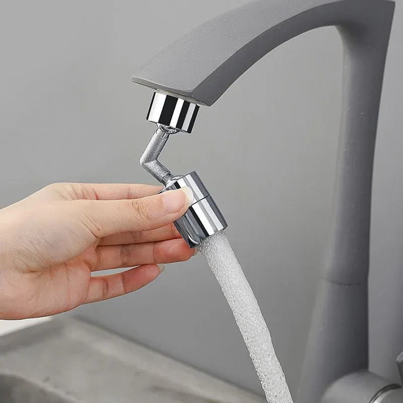 360 Degree Splash Proof Swivel Faucet Attachment Dubai UAE rotating tap extender for kitchen sink water saving and easy cleaning