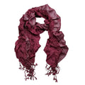 2 Piece Metallic Crinkle Evening Scarf Set Dubai UAE elegant metallic crinkle scarf set for evening wear parties weddings and special occasions