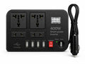 400W Multi Port Smart Car Power Inverter Dubai UAE portable car power inverter with multiple charging ports for laptops phones and travel devices