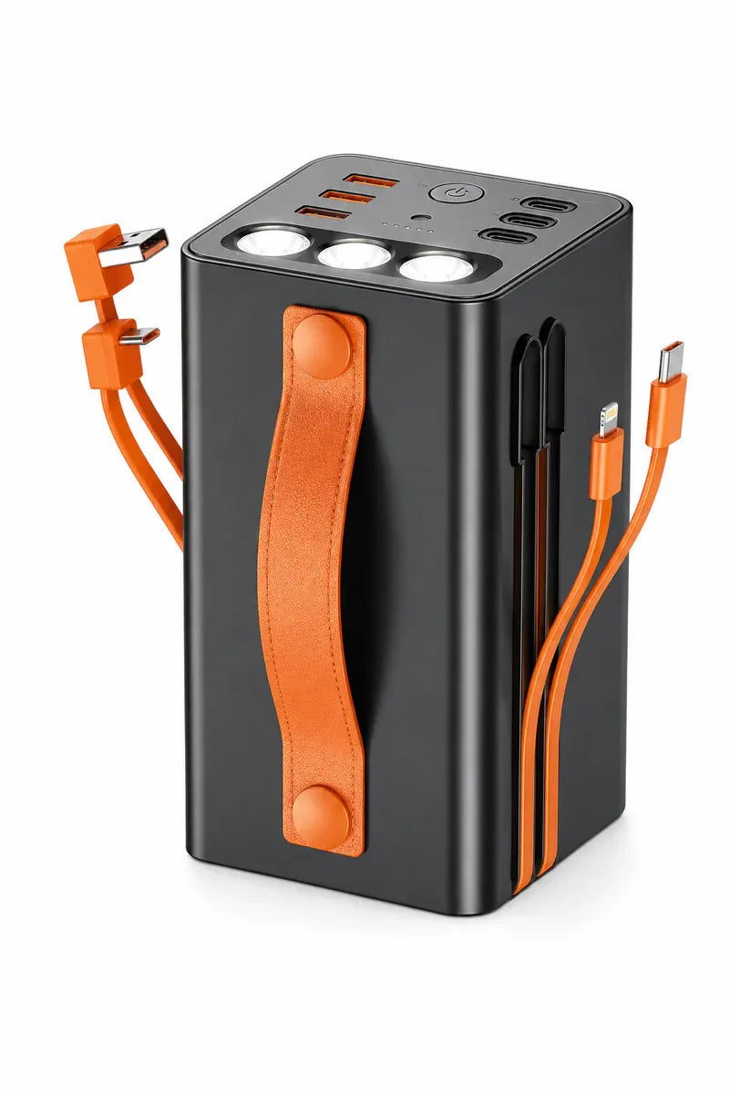 Soloffer 60000mAh 120W Fast Charging Power Bank Dubai UAE high capacity fast charging power bank for smartphones tablets laptops and travel