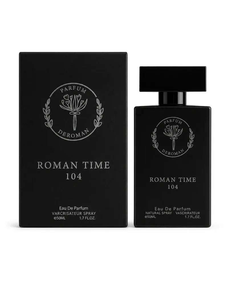 Roman Time 104 Eau De Parfum 50ML Dubai UAE luxury perfume for men and women with long lasting fragrance for everyday wear and special occasions
