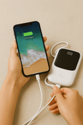 Bastec 20000mAh 45W Fast Charging Power Bank with Built-In Cable | Emirasouq