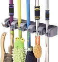 Wall Mounted Broom and Toiletries Organizer Holder Dubai UAE wall mounted organizer holder for brooms mops toiletries cleaning tools and space saving home storage