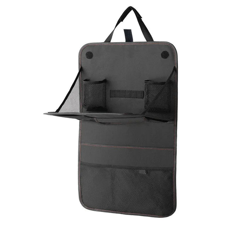 Car Seat Back Organizer with Foldable Tray Dubai UAE multifunction car seat organizer with foldable tray for travel storage and backseat convenience