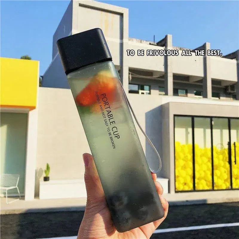 Creative Square Leakproof Sports Water Bottle 550ml Dubai UAE leakproof 550ml sports water bottle for gym fitness travel school office and everyday hydration