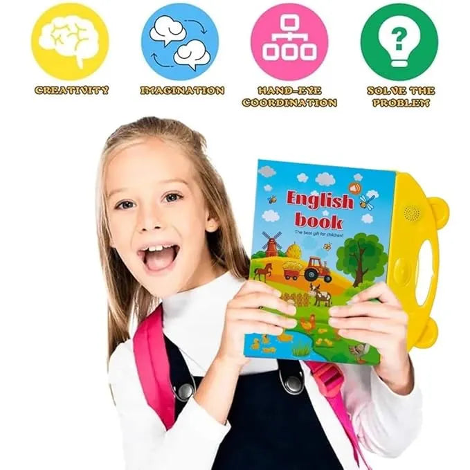 Farm Friends English Learning Book for Children Dubai UAE interactive educational book for kids to learn English vocabulary and early language skills