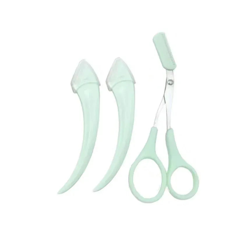 Eyebrow Trimming Knife with Comb for Precise Grooming Dubai UAE eyebrow trimming razor with comb for precise eyebrow shaping facial hair grooming and beauty care