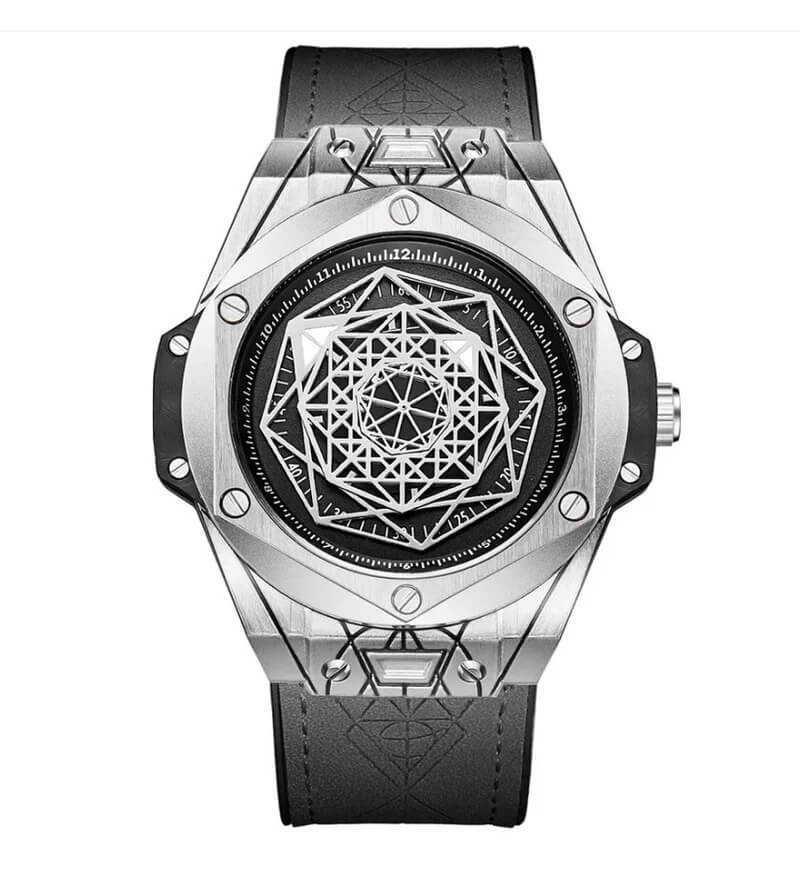 Prestige Leather Quartz Watch for Men – Luxury Business & Casual Timepiece | Emirasouq