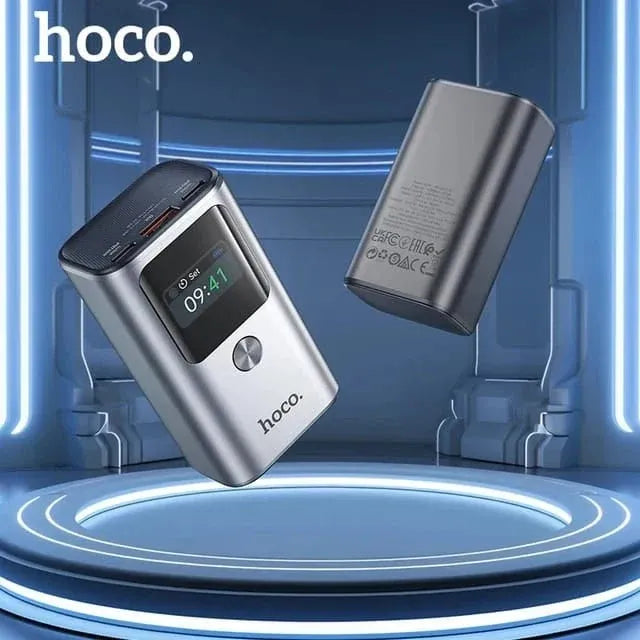 Hoco Q17A 30W Fast Charging LED Power Bank Dubai UAE portable power bank with 30W fast charging and LED battery display for smartphones tablets and USB devices