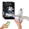 Flower Ceiling Fan Light with E27 Screw Base Dubai UAE modern ceiling fan light with E27 screw base for bright lighting and efficient cooling