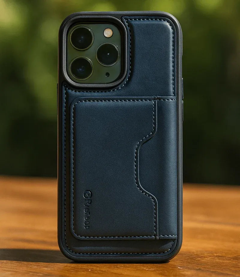iPefet Leather Wallet Case for iPhone Dubai UAE premium leather wallet case for iPhone with card holder shock protection and stylish design