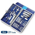 Premium Stainless Steel Manicure and Pedicure Tool Set Dubai UAE professional nail care kit with stainless steel manicure and pedicure tools for home and travel