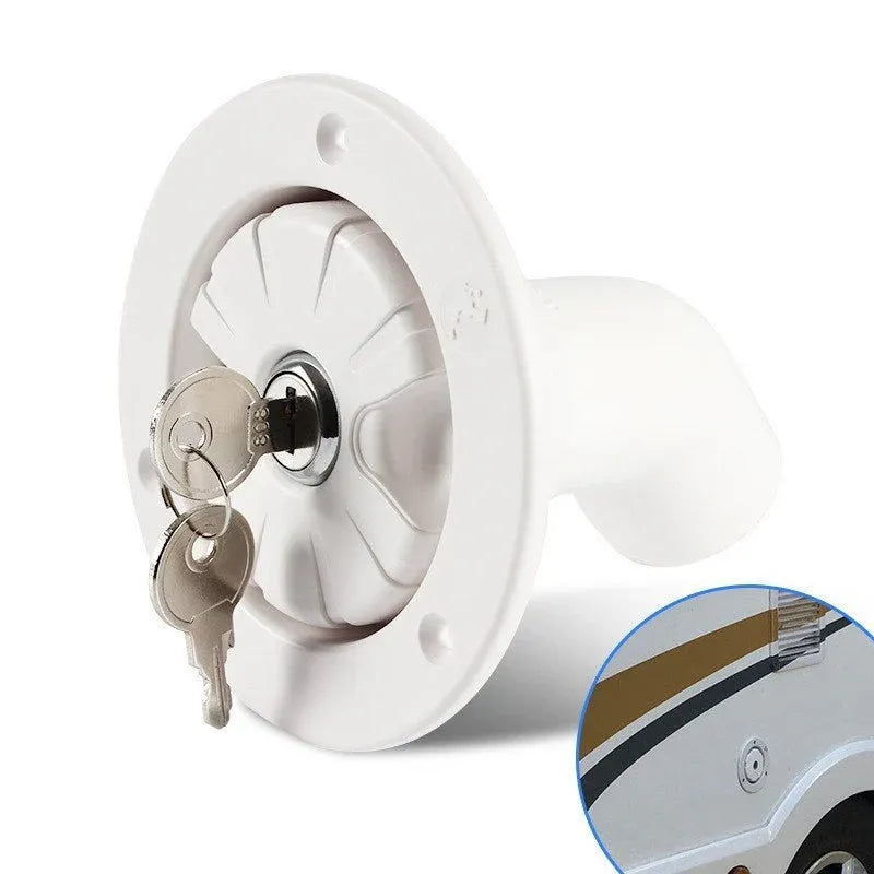 RV Gravity Water Filling Port Inlet Dubai UAE durable RV water fill inlet for campers motorhomes caravans and trailer fresh water systems