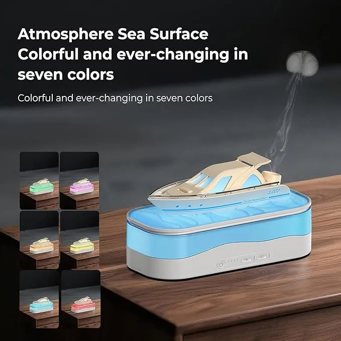 Luxury Yacht Aromatherapy Diffuser Humidifier Dubai UAE elegant essential oil diffuser and humidifier with yacht inspired design for home and office