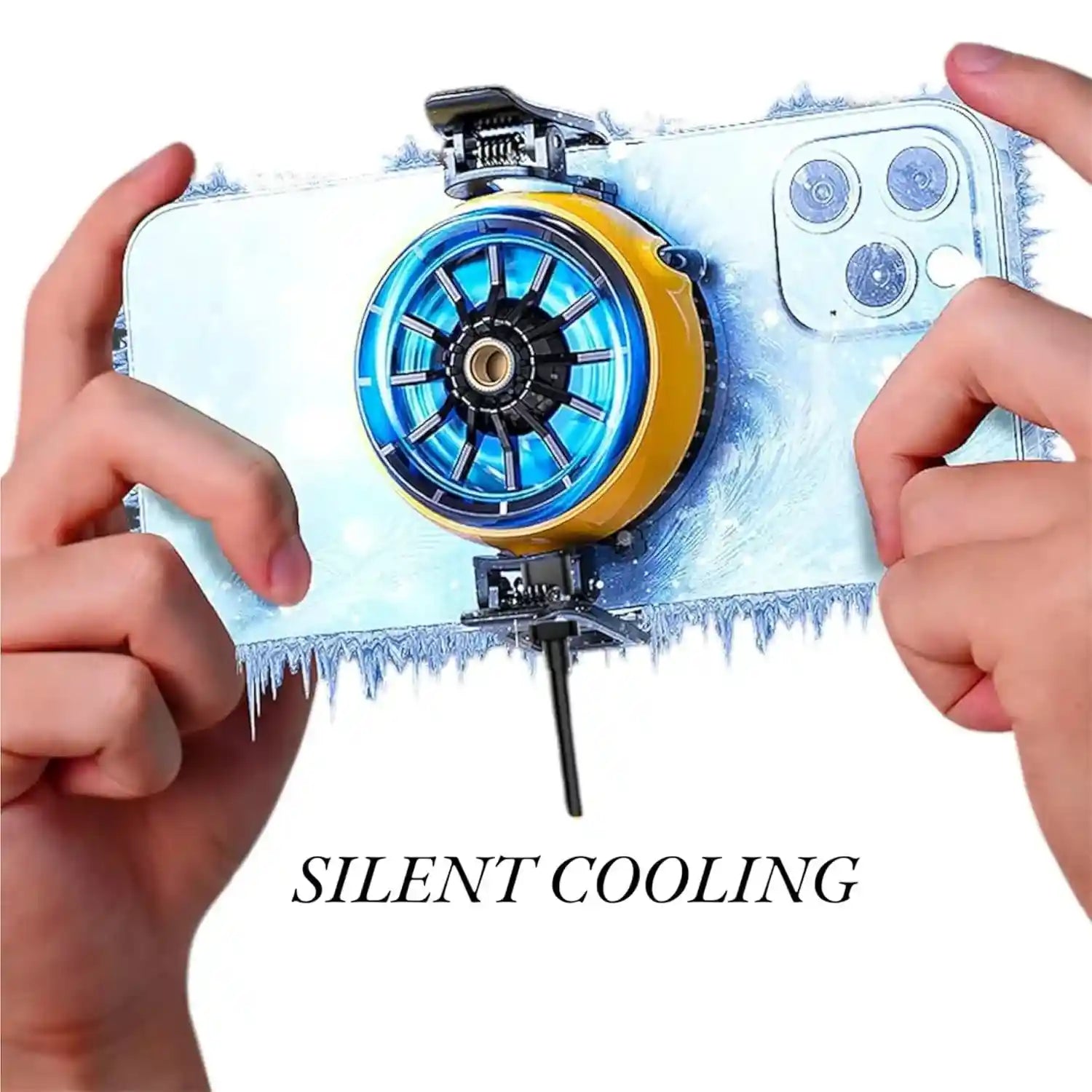 Semiconductor Mobile Phone Cooling Fan Dubai UAE portable smartphone cooling fan for gaming live streaming and overheating protection