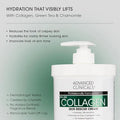 Advanced Clinicals Collagen Skin Rescue Cream 454g Dubai UAE collagen body cream for deep hydration firm looking skin and daily moisturizing care
