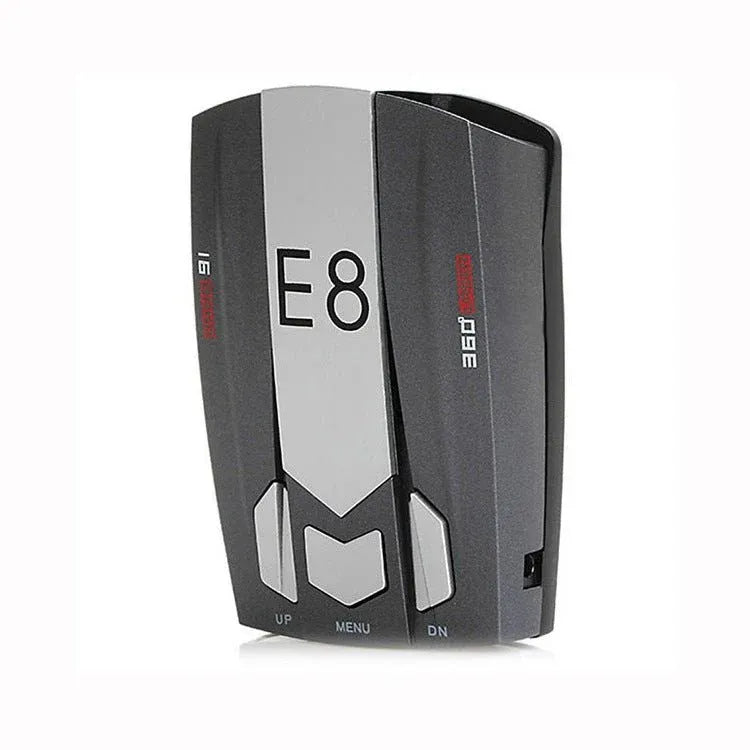 E8 Car Radar Speed Detector Dubai UAE 360 degree car radar detector with voice alerts for enhanced driving awareness and highway travel