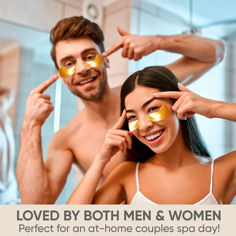 24K Gold Eye Mask Patches for Lifting and Hydration Dubai UAE luxurious under eye patches for refreshing and hydrating the delicate eye area