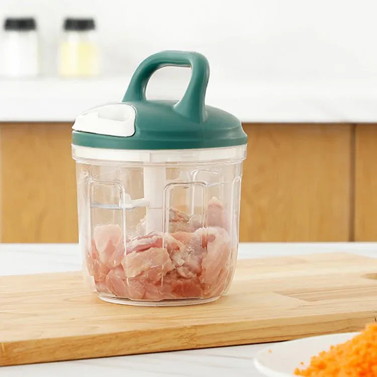 Multi Function Kitchen Vegetable Chopper 200ml Dubai UAE manual food chopper for chopping onions garlic vegetables and herbs