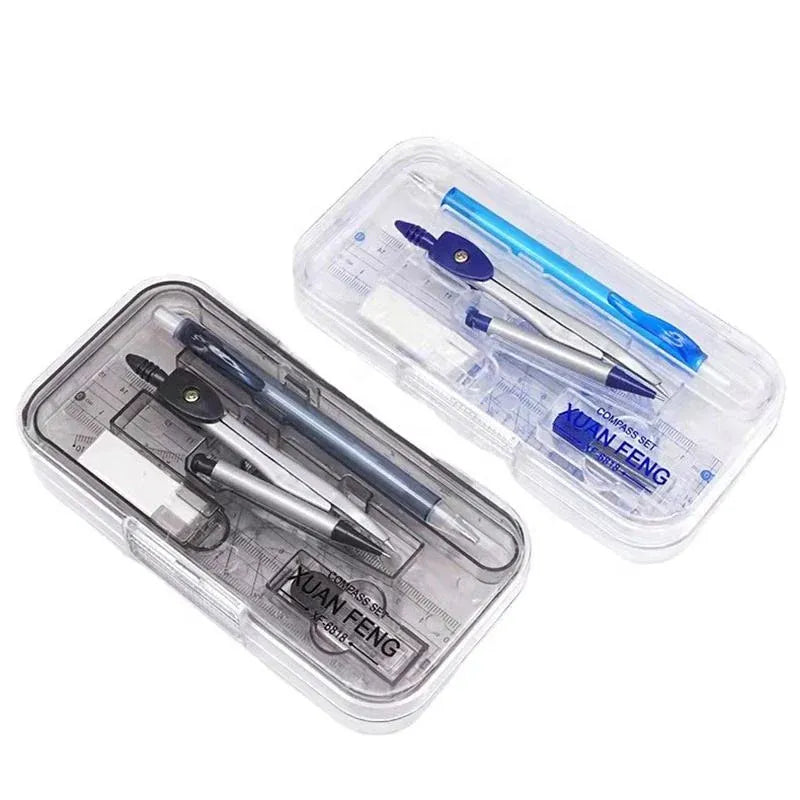 Precision Math Geometry Set with Compass Kit Dubai UAE complete geometry box with compass ruler protractor and math drawing tools for students