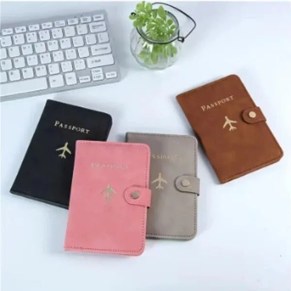 Slim Travel Passport Wallet Dubai UAE premium passport holder with card slots document organizer and RFID style travel wallet for men and women