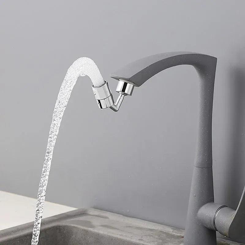 360 Degree Splash Proof Swivel Faucet Attachment Dubai UAE rotating tap extender for kitchen sink water saving and easy cleaning