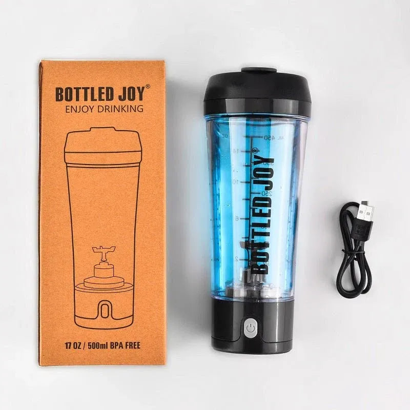 USB Electric Protein Shaker Bottle BPA Free Dubai UAE rechargeable electric protein shaker bottle BPA free for protein shakes smoothies pre workout and fitness
