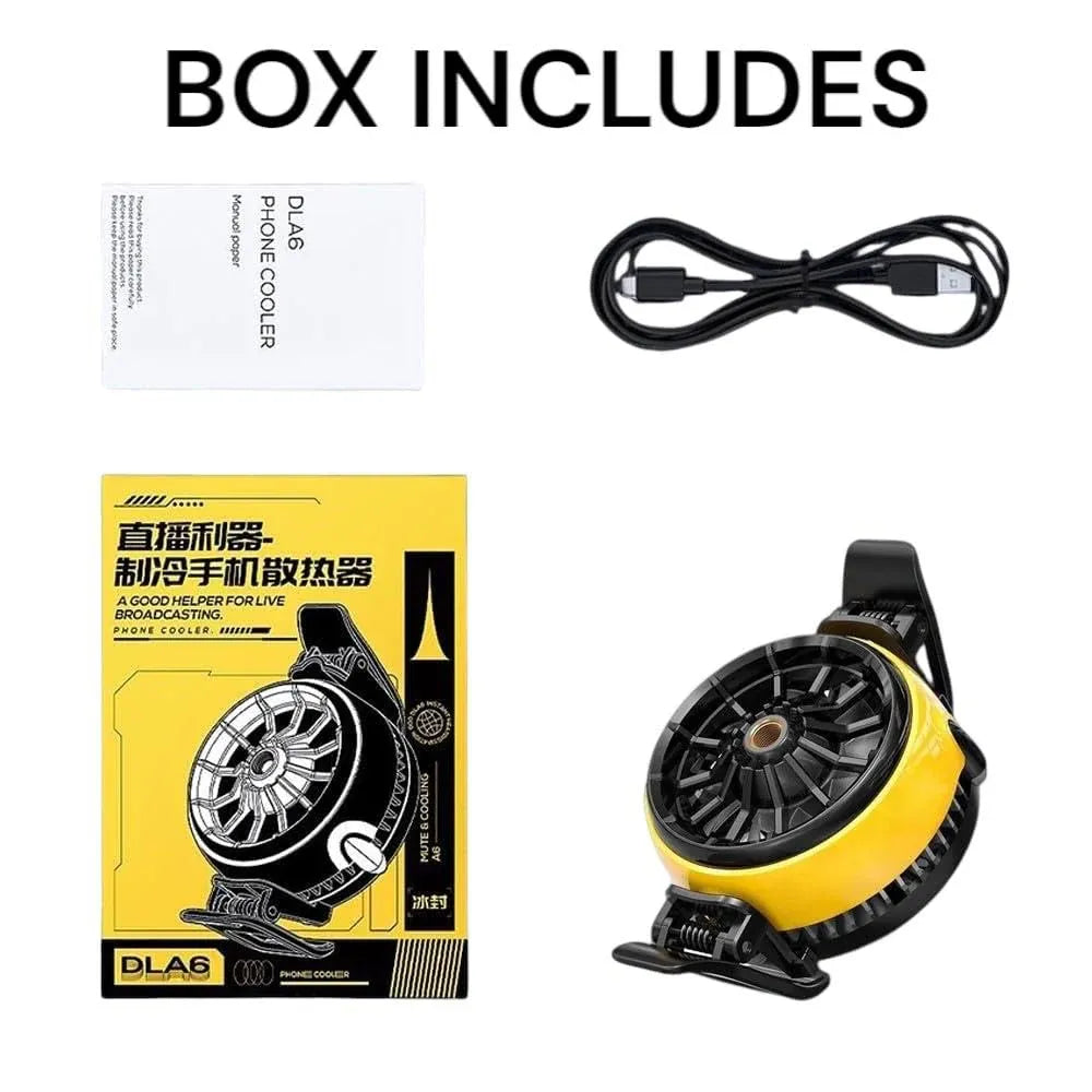 Semiconductor Mobile Phone Cooling Fan Dubai UAE portable smartphone cooling fan for gaming live streaming and overheating protection