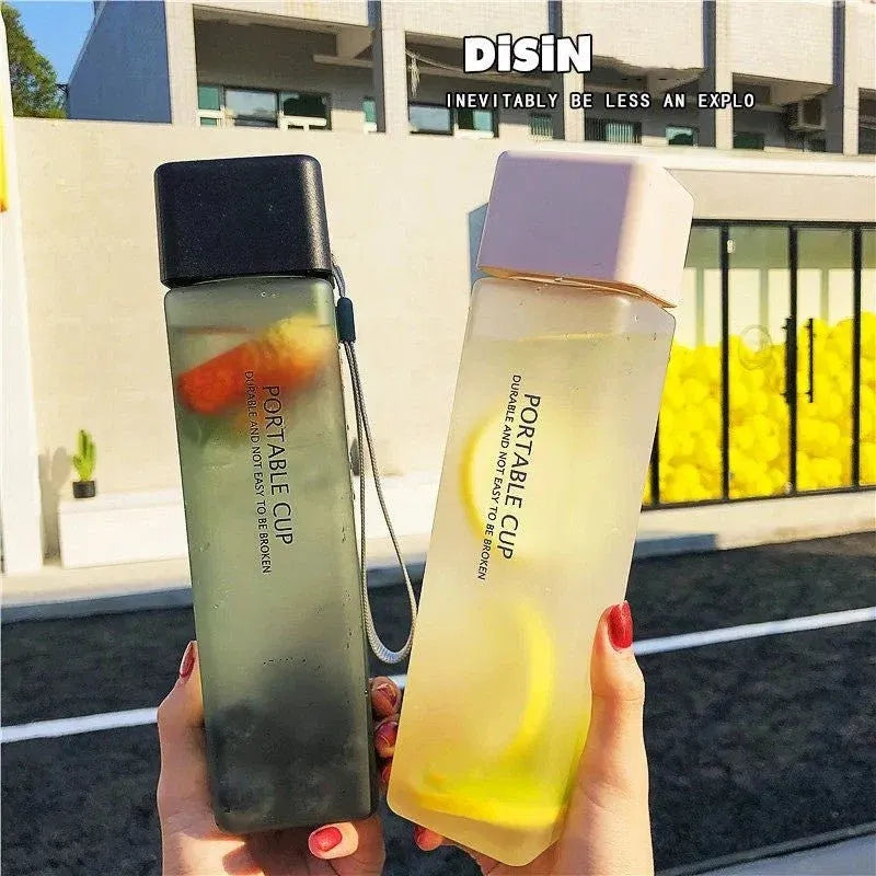 Creative Square Leakproof Sports Water Bottle 550ml Dubai UAE leakproof 550ml sports water bottle for gym fitness travel school office and everyday hydration