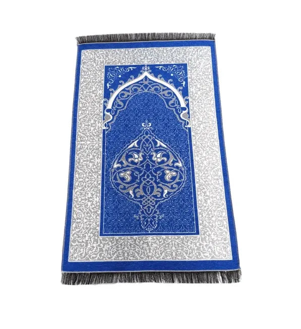 Ismani Premium Prayer Mat Dubai UAE premium Islamic prayer mat with soft comfortable fabric for daily Salah home mosque and travel use