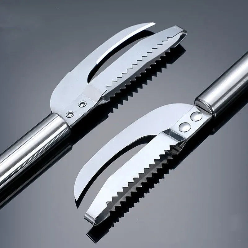 3 in 1 Stainless Steel Fish Scale Scraper Tool Dubai UAE multifunction seafood cleaning tool for scaling scraping and gutting fish