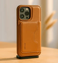 iPefet Leather Wallet Case for iPhone Dubai UAE premium leather wallet case for iPhone with card holder shock protection and stylish design