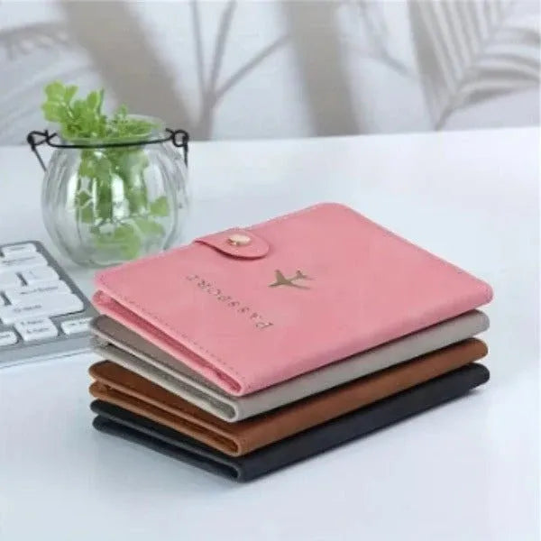 Slim Travel Passport Wallet Dubai UAE premium passport holder with card slots document organizer and RFID style travel wallet for men and women