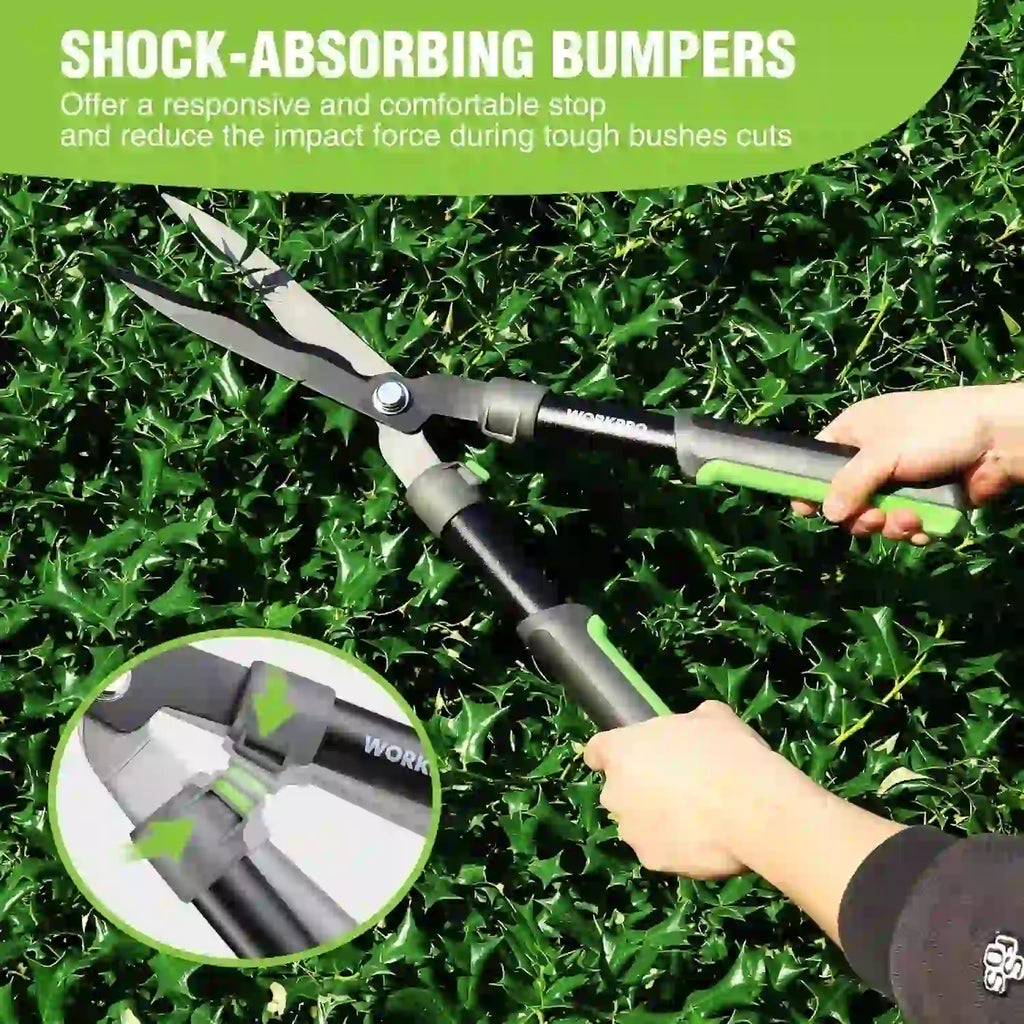 Manual Garden Hedge Shears with Extended Handles Dubai UAE heavy duty hedge trimming shears for garden bushes shrubs and landscape maintenance
