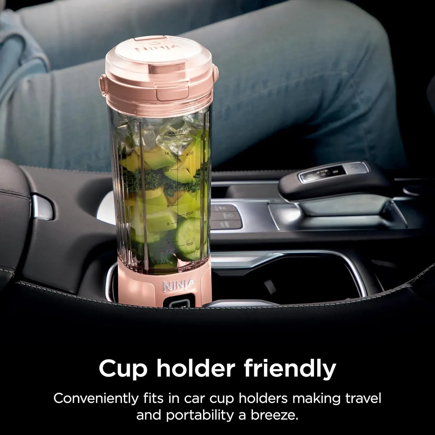 Ninja Blast Portable Blender 400ml Pink Dubai UAE portable USB rechargeable blender for smoothies protein shakes fresh juice and travel