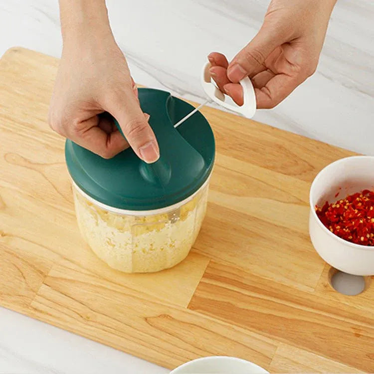 Multi Function Kitchen Vegetable Chopper 200ml Dubai UAE manual food chopper for chopping onions garlic vegetables and herbs