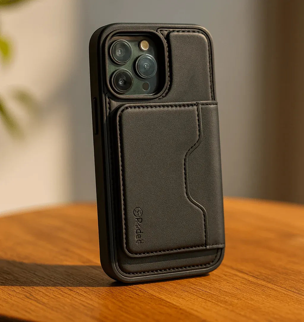 iPefet Leather Wallet Case for iPhone Dubai UAE premium leather wallet case for iPhone with card holder shock protection and stylish design
