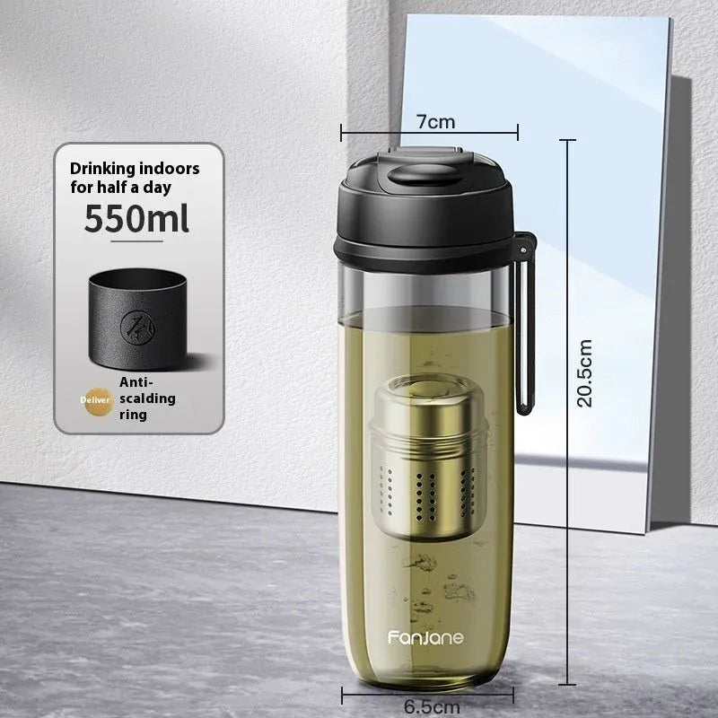 Magnetic Bubble Tea Separation Cup Dubai UAE innovative tumbler with separate compartments for bubble tea fruit tea and drinks