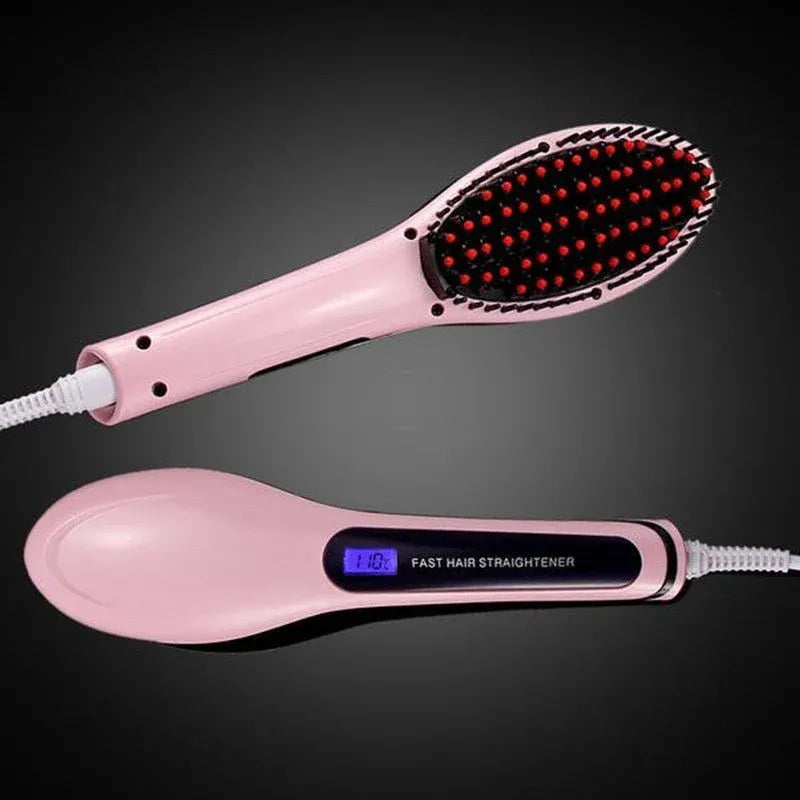 Ionic Paddle Brush Hair Straightener Dubai UAE electric hair straightening brush with ionic technology for smooth sleek and frizz free styling