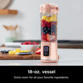 Ninja Blast Portable Blender 400ml Pink Dubai UAE portable USB rechargeable blender for smoothies protein shakes fresh juice and travel