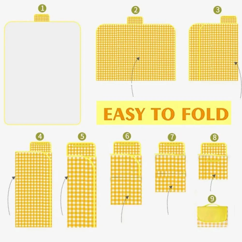 Waterproof Outdoor Picnic Blanket and Camping Mat Dubai UAE waterproof picnic blanket for camping beach park travel and outdoor family activities