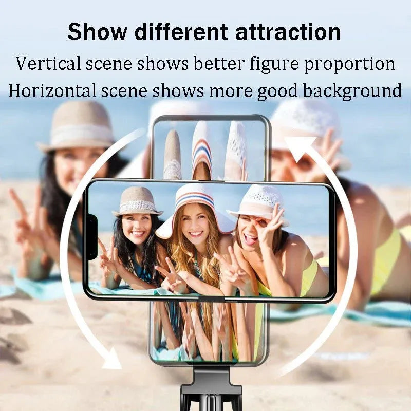 XT02 Bluetooth Selfie Stick Tripod with Remote Dubai UAE wireless selfie stick tripod with Bluetooth remote for selfies videos vlogging photography and travel