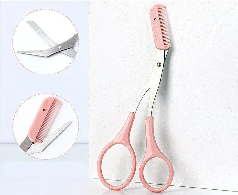 Eyebrow Trimming Knife with Comb for Precise Grooming Dubai UAE eyebrow trimming razor with comb for precise eyebrow shaping facial hair grooming and beauty care