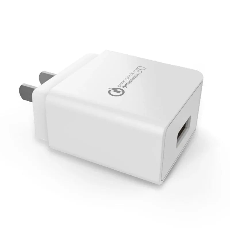 18W QC 3.0 Fast Wall Charger Adapter Dubai UAE Quick Charge 3.0 wall charger for fast charging smartphones tablets and USB powered devices