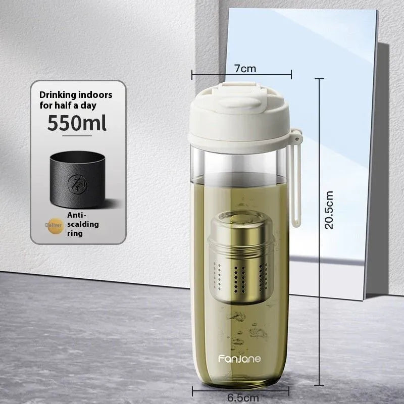 Magnetic Bubble Tea Separation Cup Dubai UAE innovative tumbler with separate compartments for bubble tea fruit tea and drinks