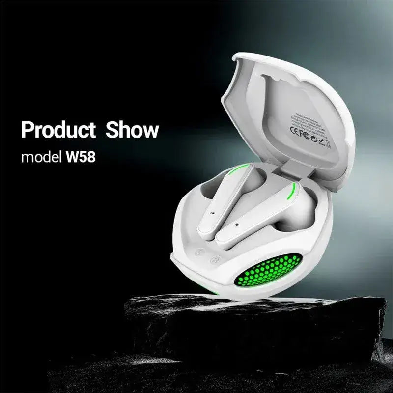 W58 Wireless Gaming Earbuds with Low-Latency HiFi Stereo Sound & Bluetooth 5.1 Connectivity | Emirasouq