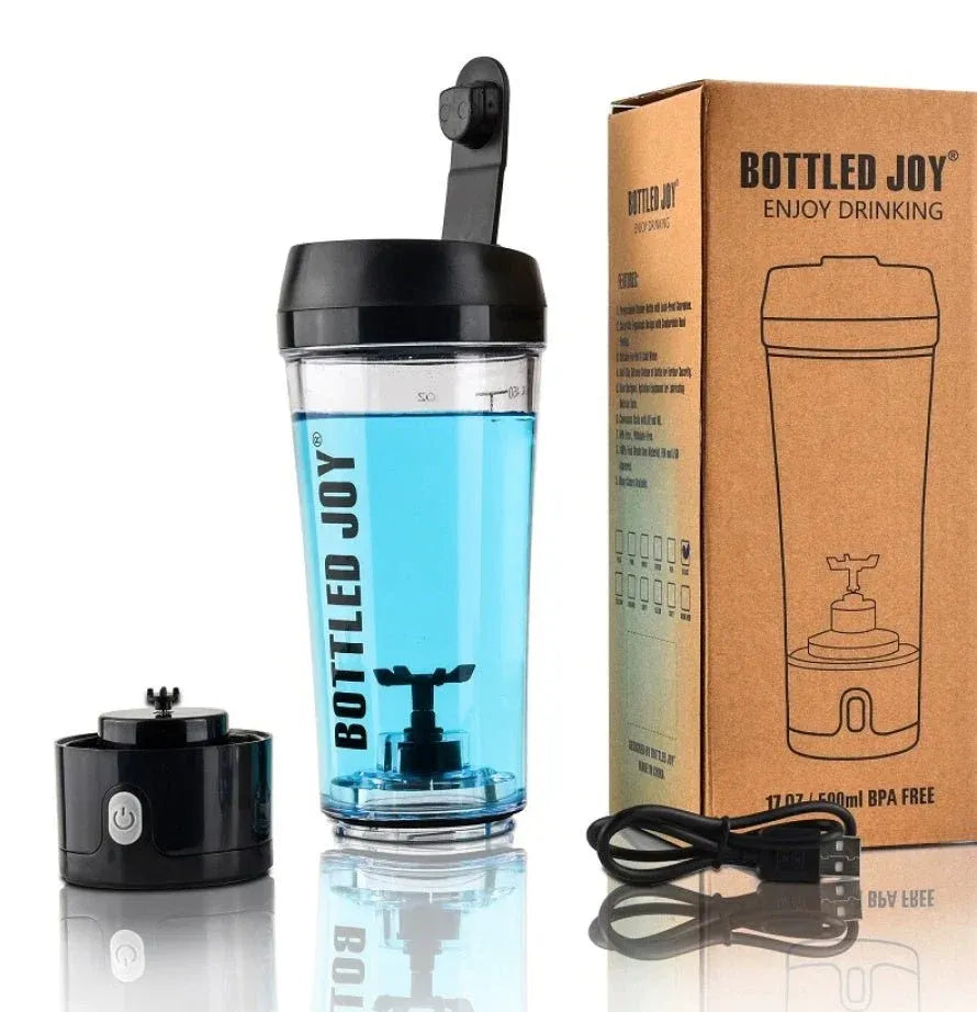 USB Electric Protein Shaker Bottle BPA Free Dubai UAE rechargeable electric protein shaker bottle BPA free for protein shakes smoothies pre workout and fitness